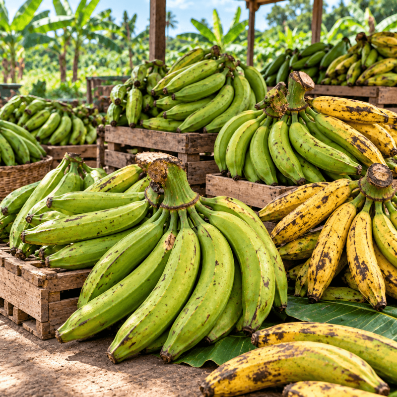 12 Bunches of Fresh Plantain